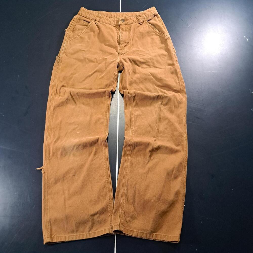Carhartt Men's Orange and Brown Trousers